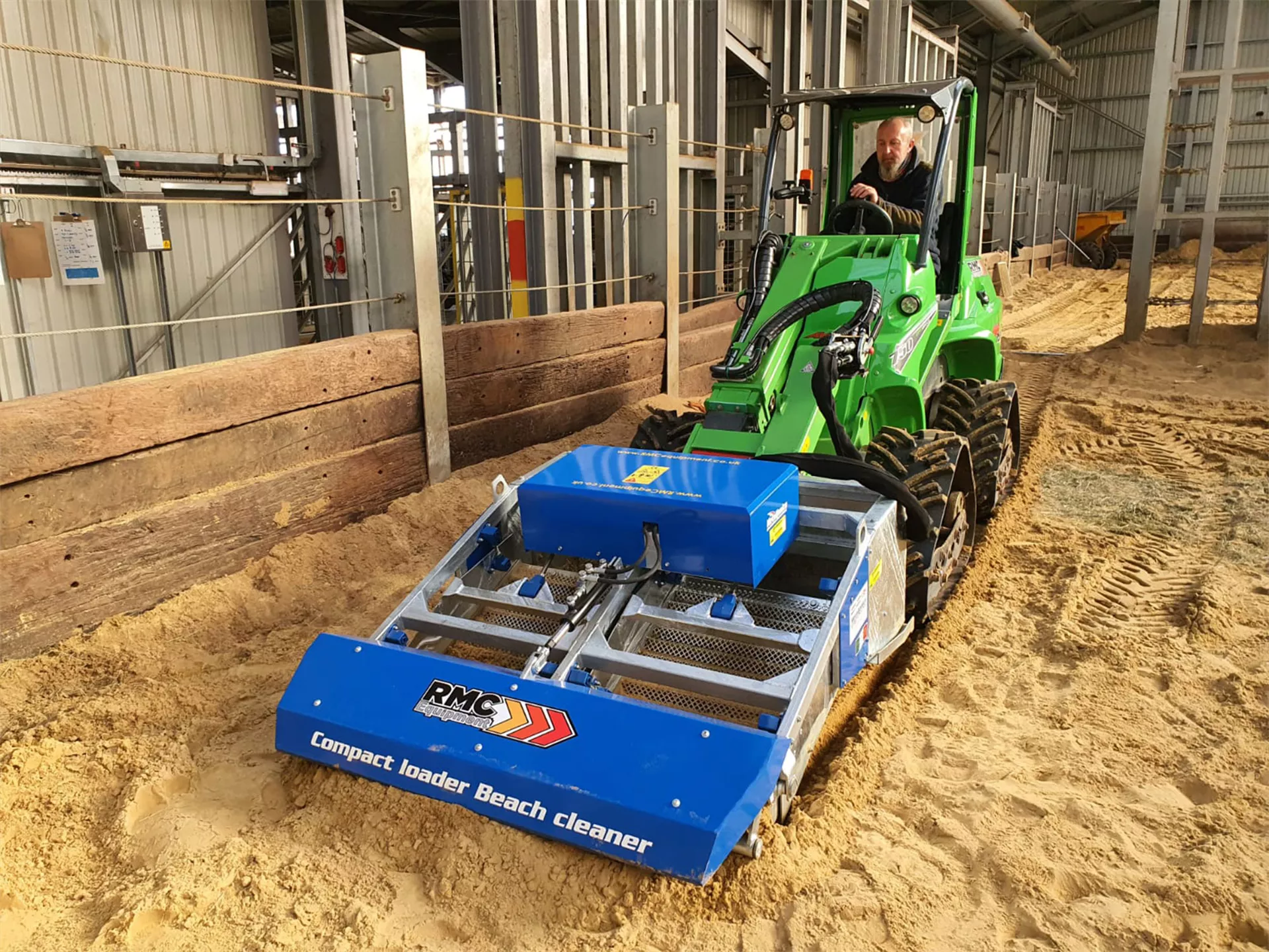 Beach Cleaning Machine Behind Tractor: Evolution 135
