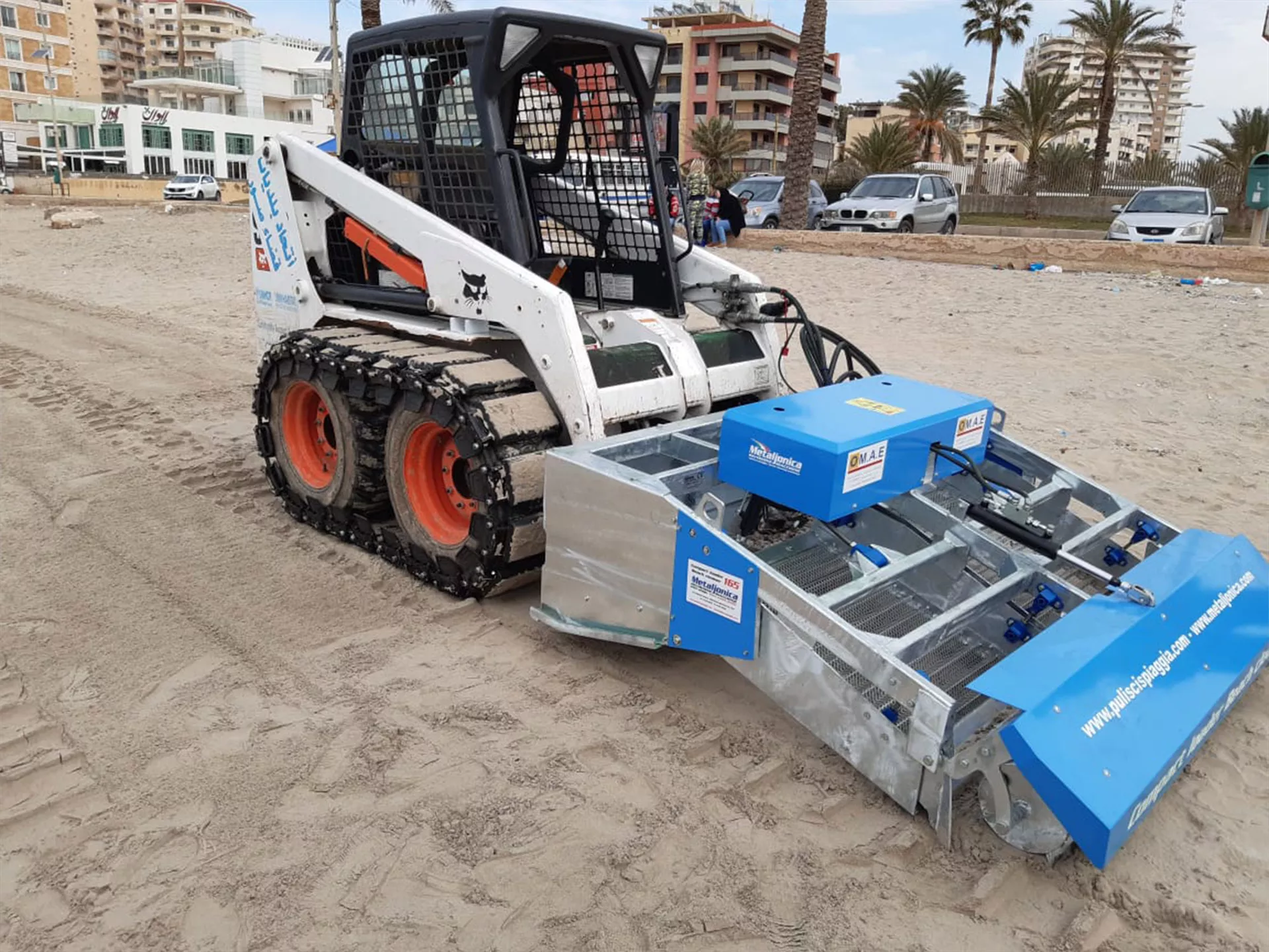 Beach Cleaning Machine Behind Tractor: Evolution 165